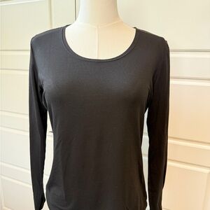 32 Degrees Women's Black Long Sleeve Tee